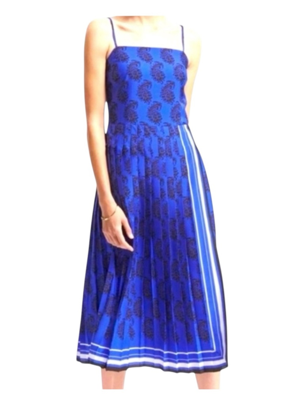 BANANA REPUBLIC Midi Dress, Adjustable Spaghetti Straps, Size 6.